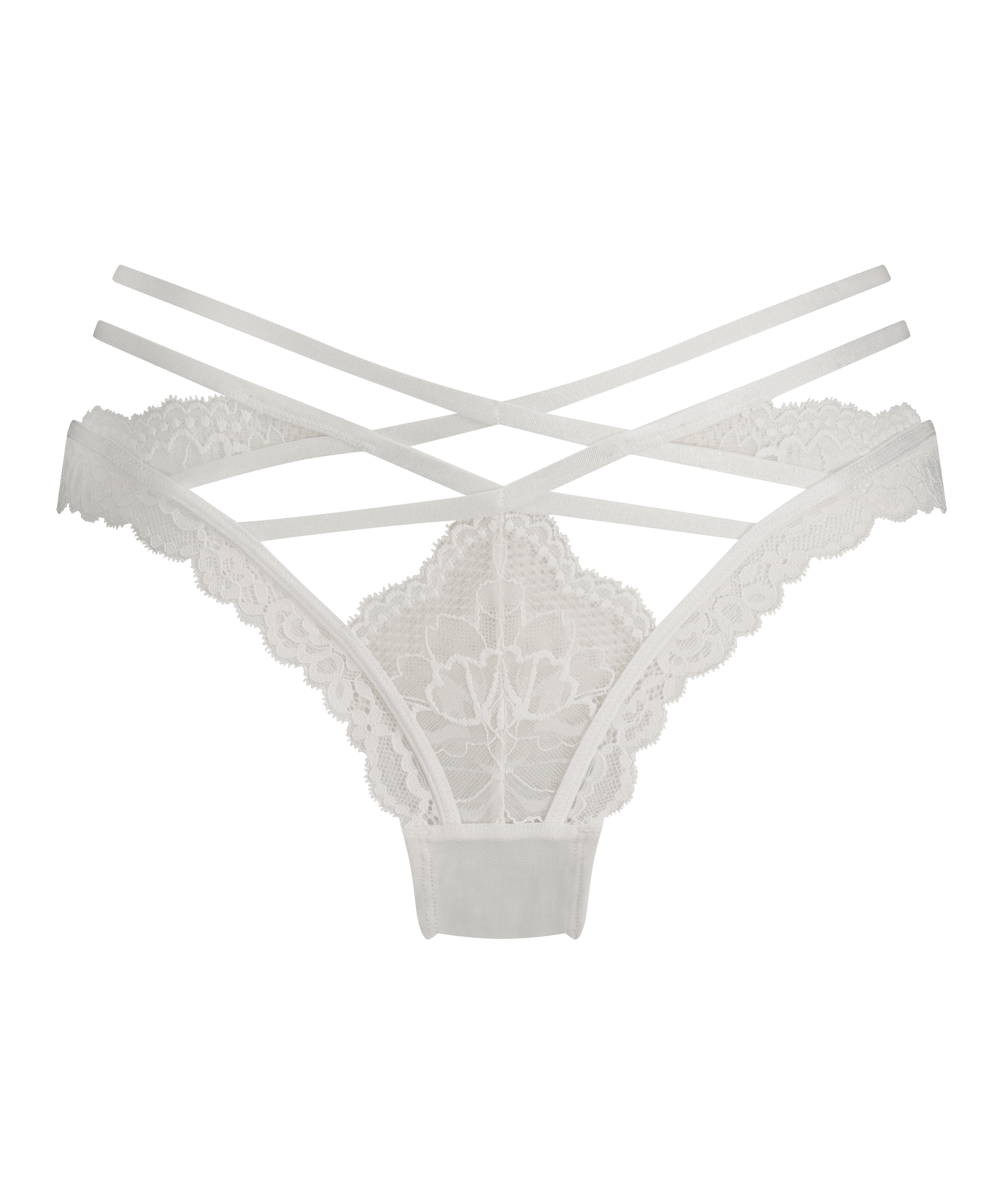 Slip brésilien Jojo, Blanc, main