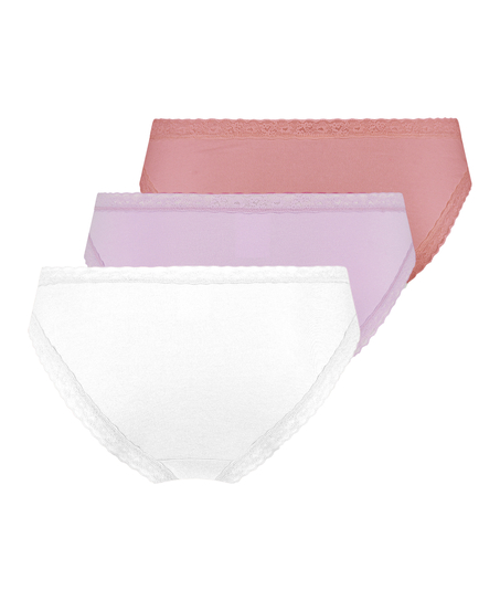 3-pack slip classics, Blanc