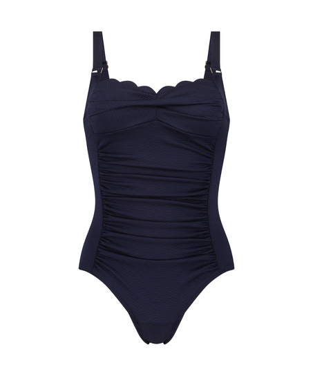 Maillot de bain Scallop, Bleu