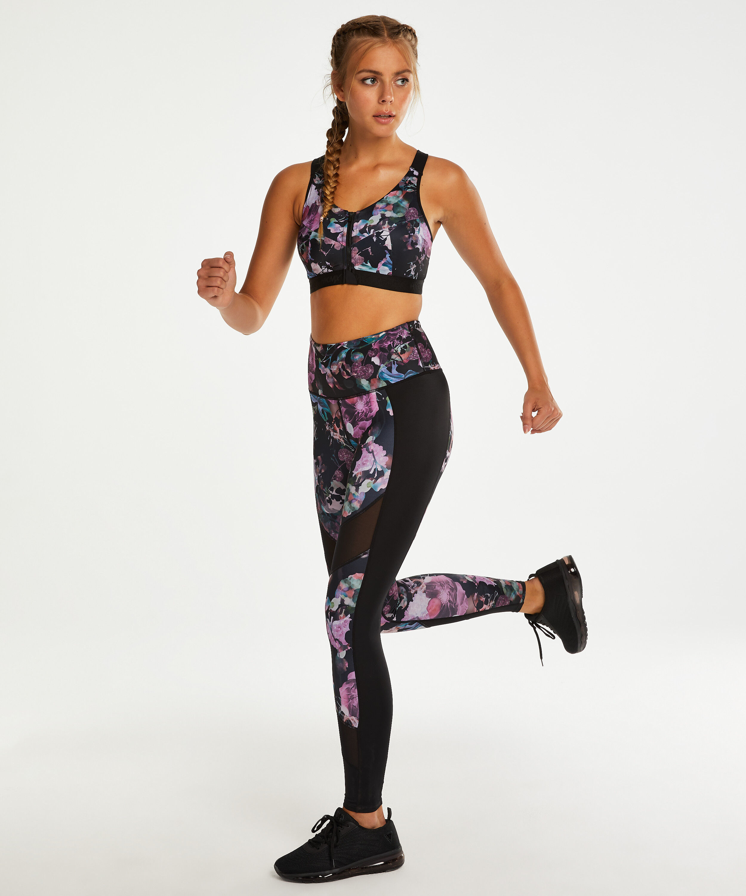 HKMX Soutien-gorge de sport The Pro Maintien niveau 3, Noir