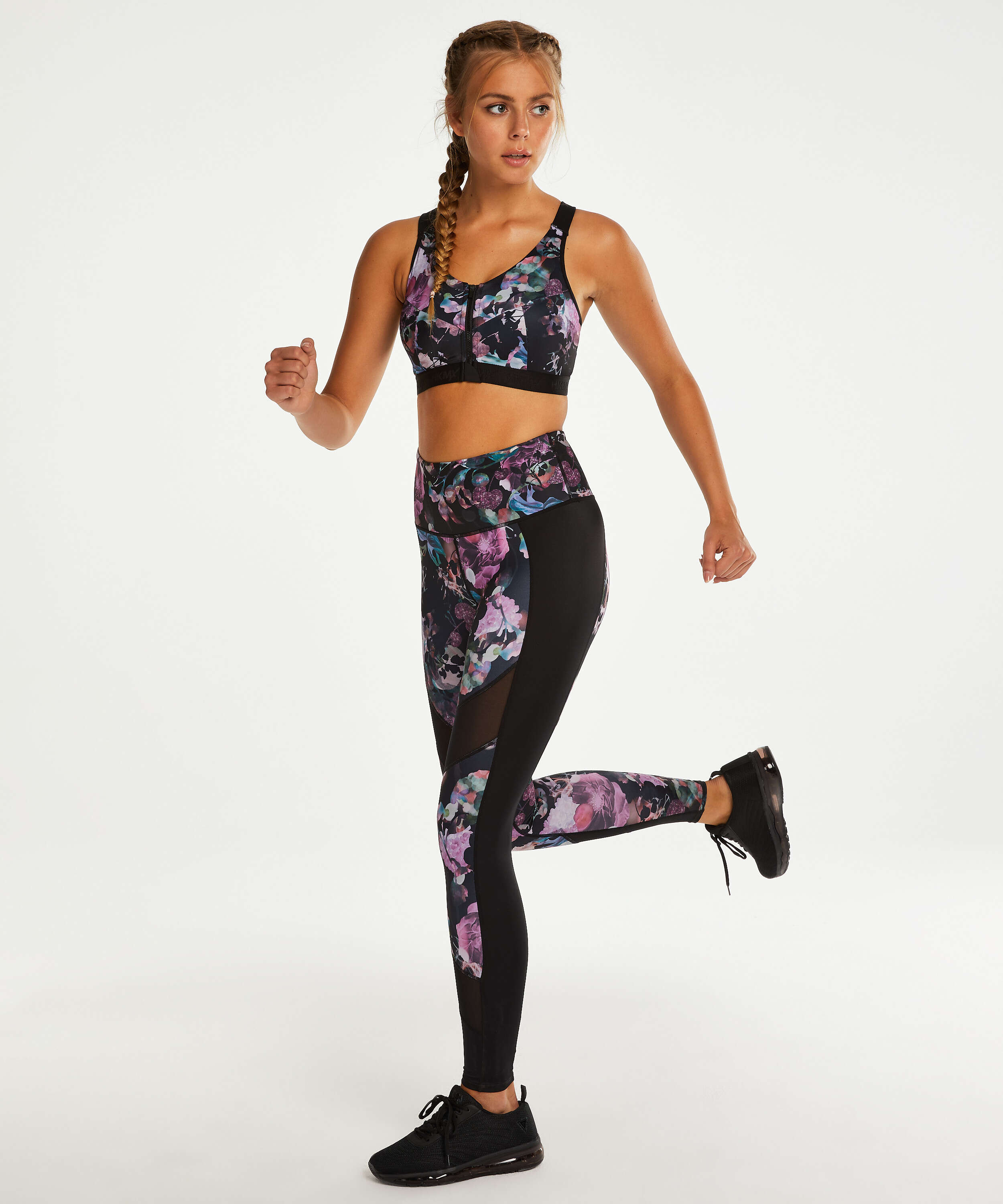 HKMX Soutien-gorge de sport The Pro Maintien niveau 3, Noir, main