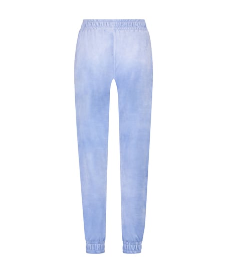 Pantalon de jogging Velours, Bleu