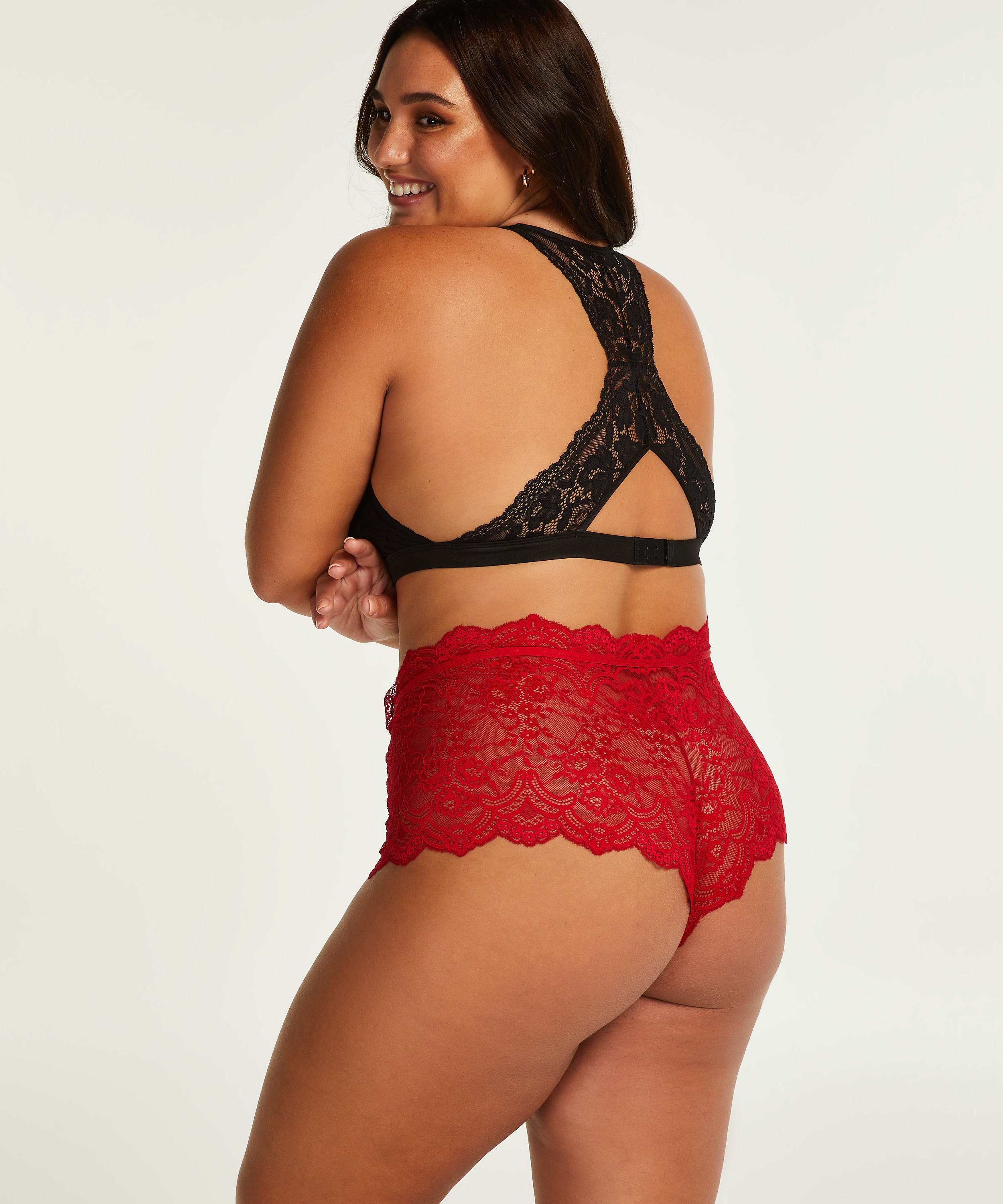 Boxer May Curvy, Rouge, main