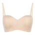 Soutien-gorge push-up sans bretelles à armatures préformé Smooth, Beige