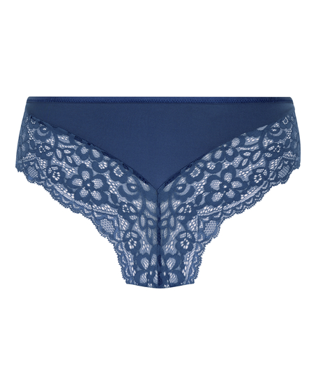 Slip brésilien Marine, Bleu