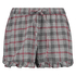 Short Pyjama Twill Check, Gris