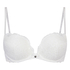 Soutien-gorge à armatures maximiseur préformé Marine, Blanc