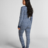 Combinaison de pyjama en Jersey Fairisle, Bleu
