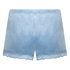 Short velours dentelle, Bleu