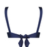 Haut de bikini triangle Luxe, Bleu