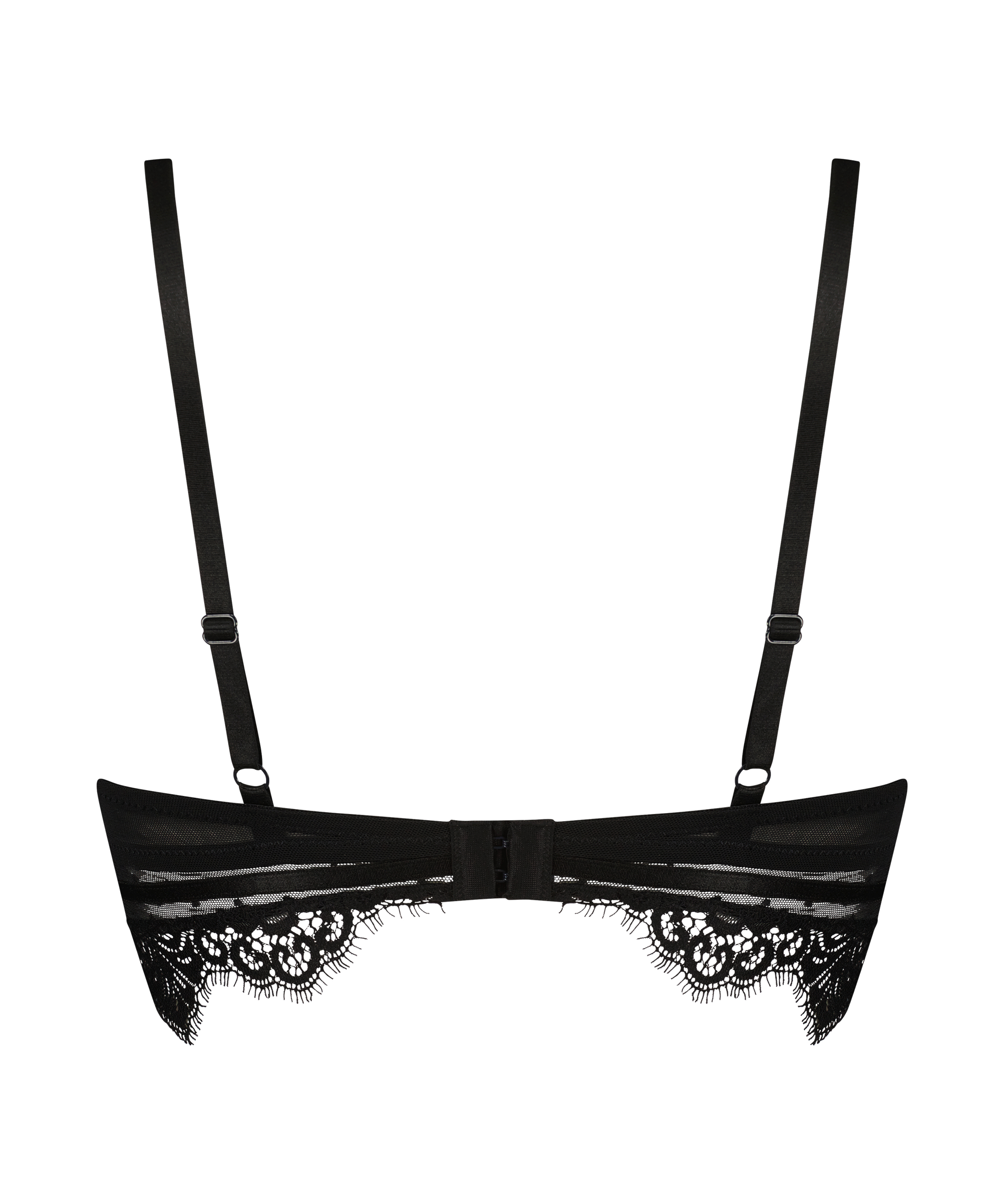 Soutien-gorge à armatures préformé longline Marilee, Noir, main