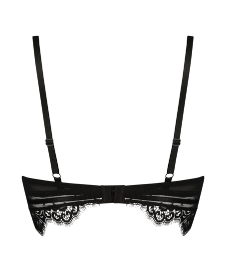 Soutien-gorge à armatures préformé longline Marilee, Noir