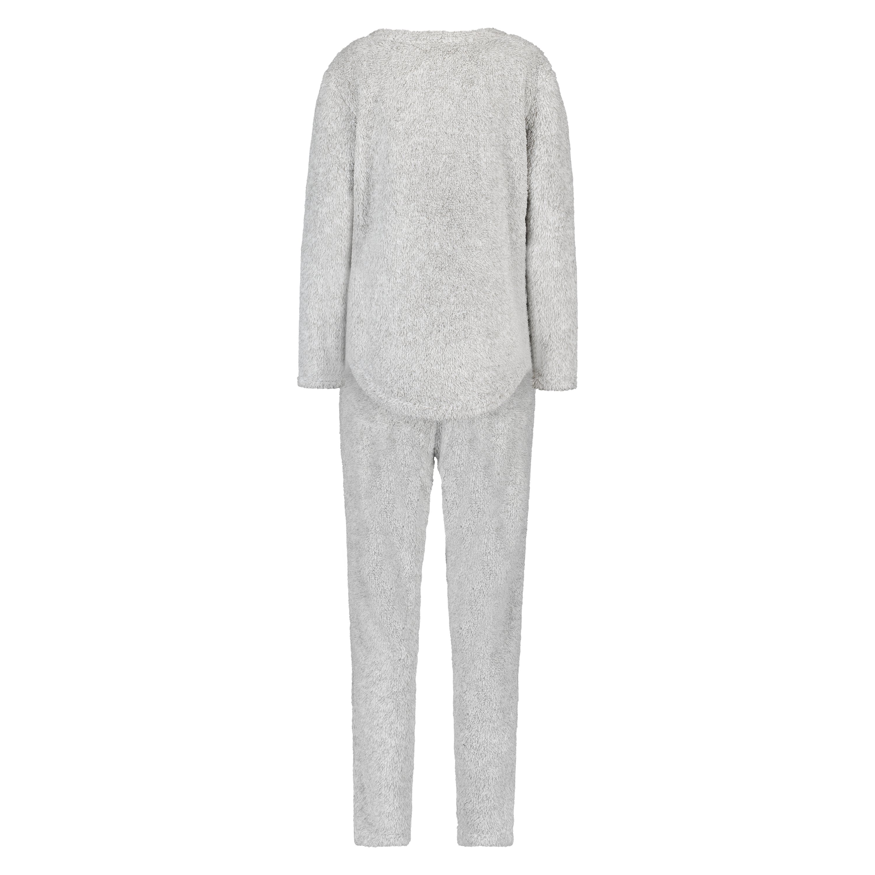 PJ Fleece Fairisle, Gris, main