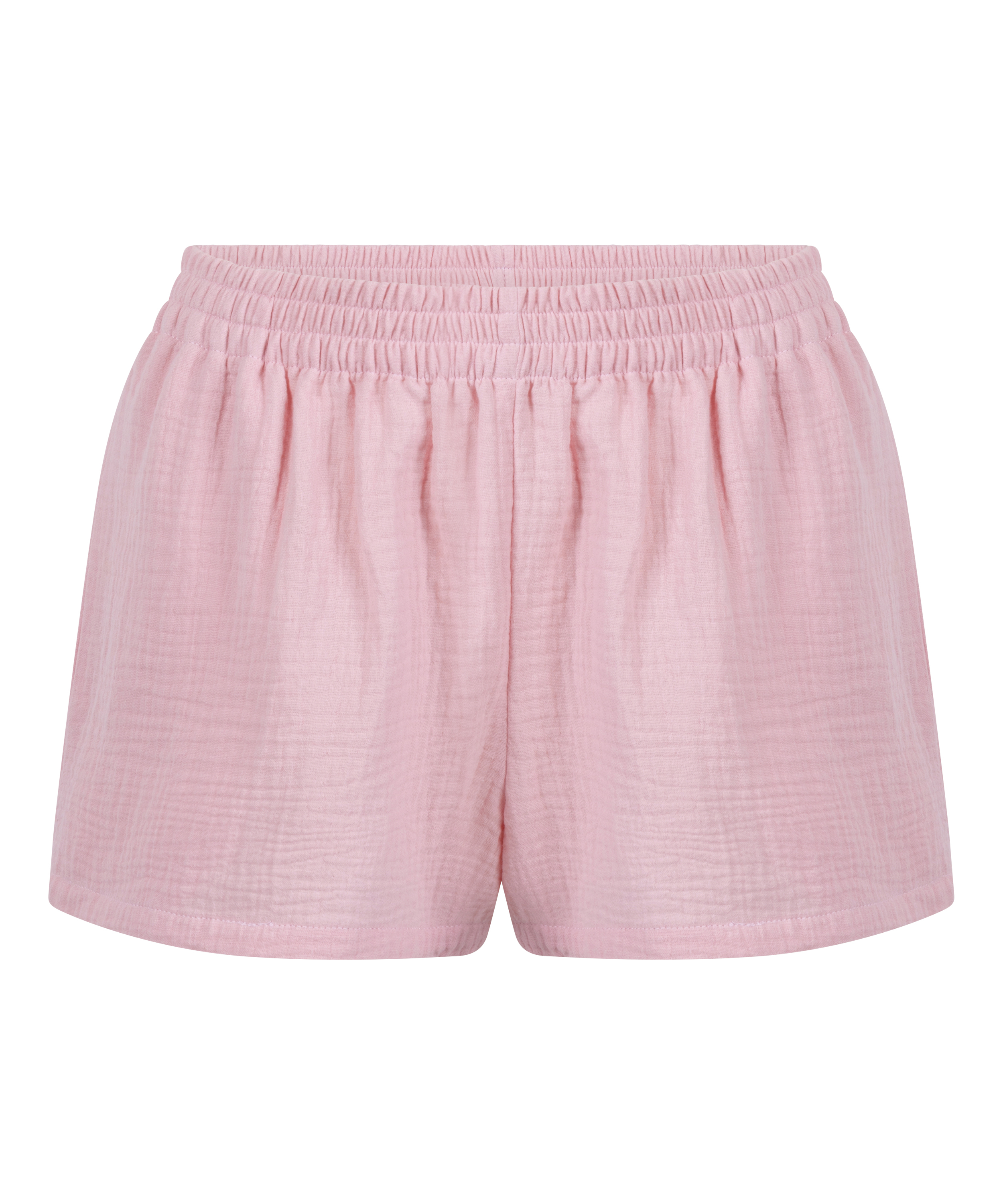 Short en mousseline, Rose, main
