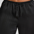 Pantalon à rayures en satin, Noir