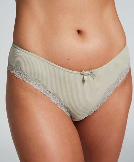 Slip br&eacute;silien Lola, Vert