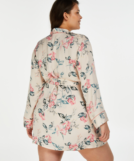 Kimono tissé, Beige
