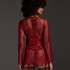 Top Allover Lace, Rouge