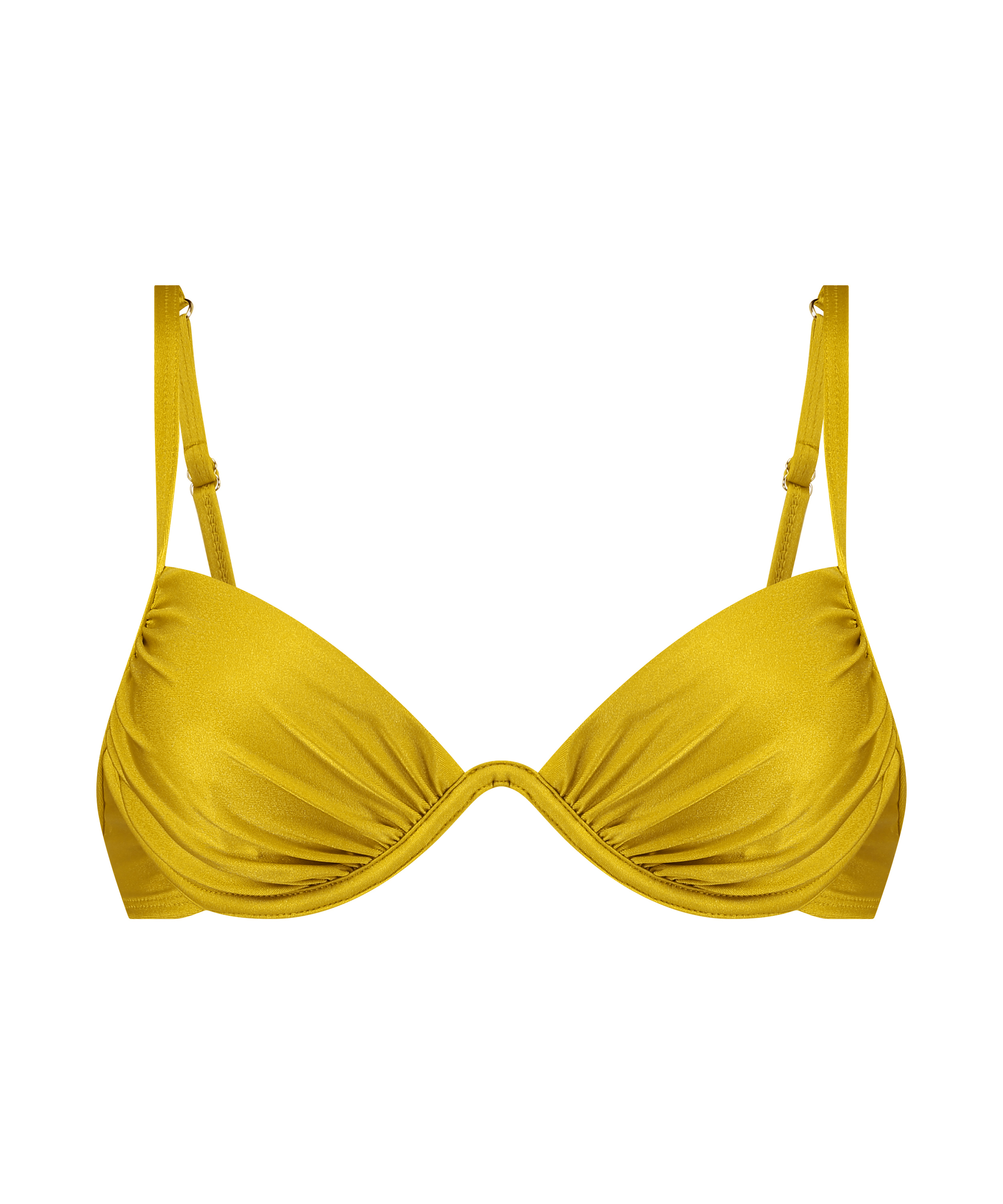 Haut de bikini Nice, Jaune, main