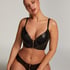 Soutien-gorge à armatures push-up préformé longline Talia, Noir