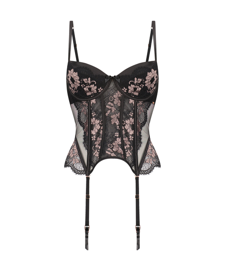 Bustier Aleta, Noir