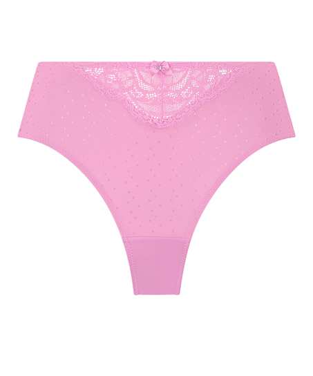 Slip taille haute Sophie, Rose
