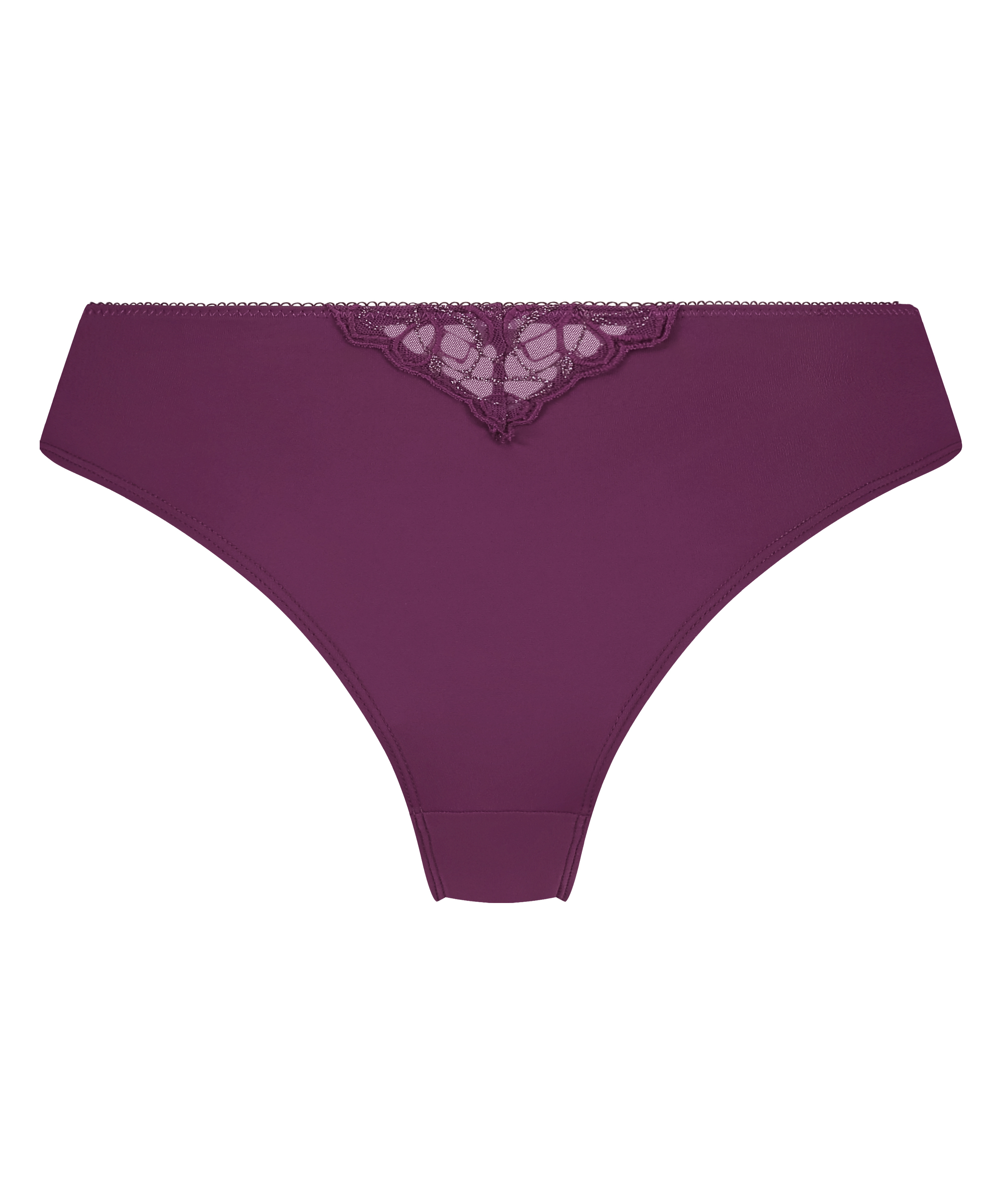 Slip brésilien Diva, Violet, main