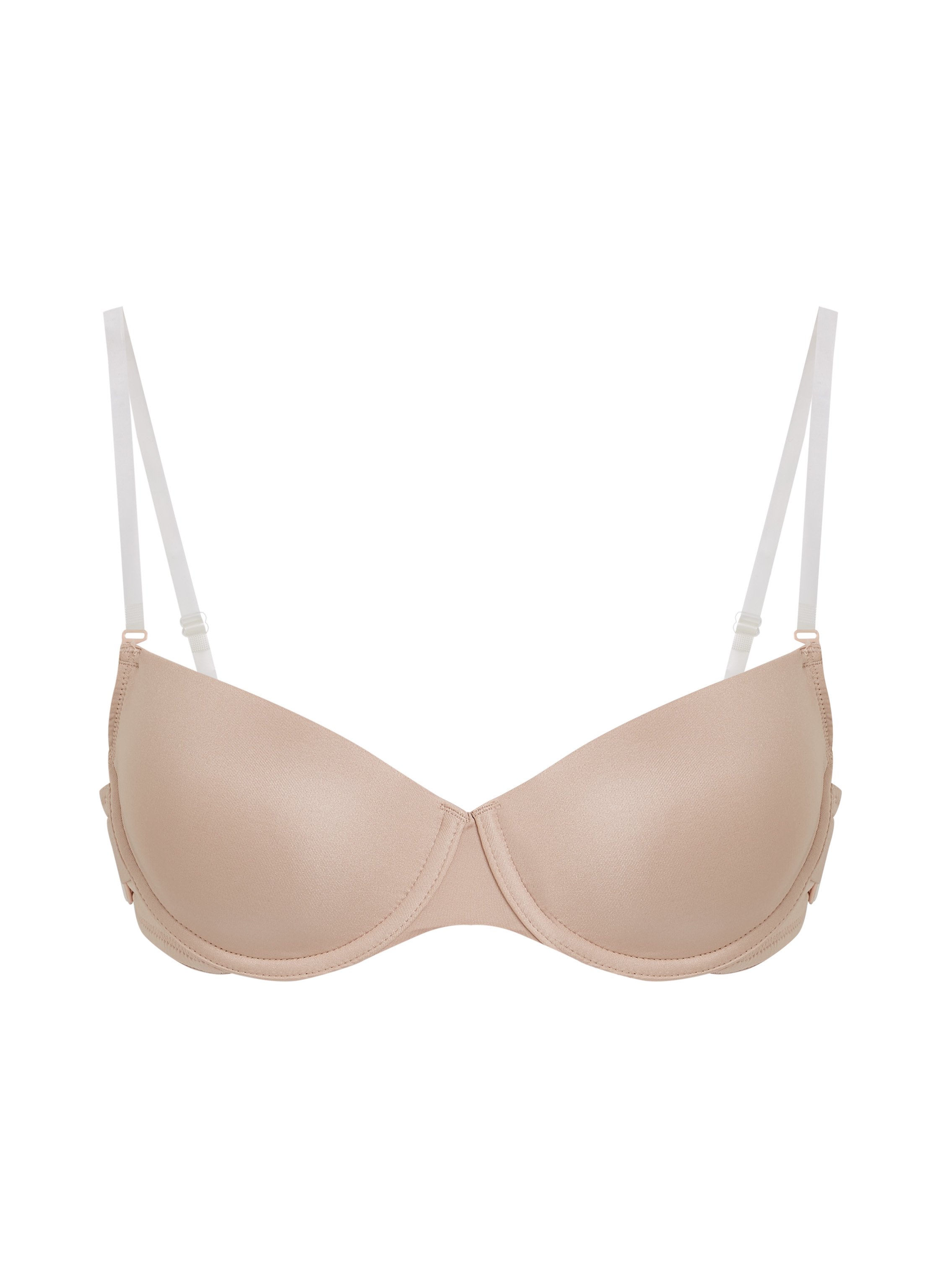 Soutien-gorge à armatures préformé Transparent Back, Beige, main