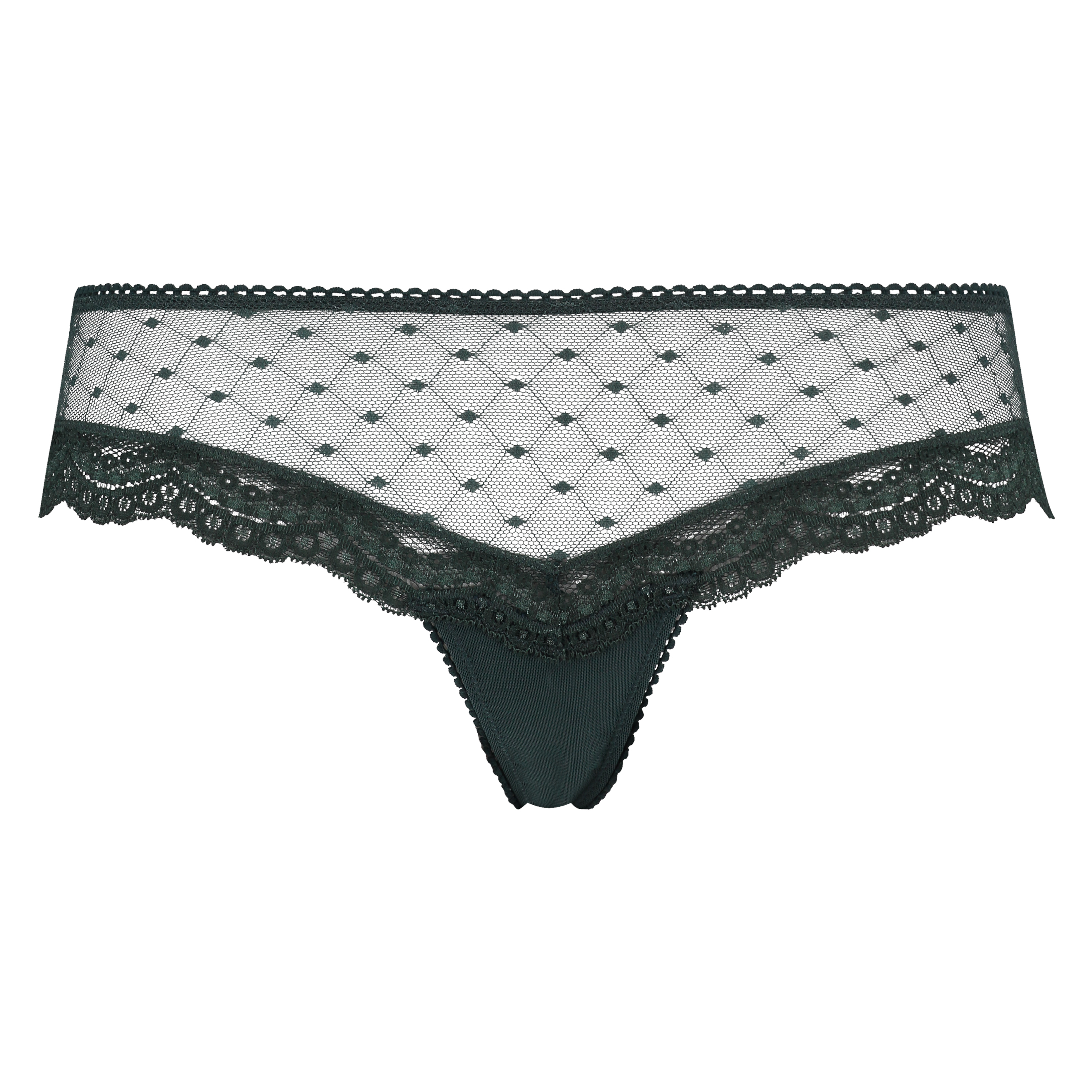 Slip brésilien Carly, Vert, main