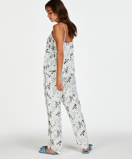 Camisole pressed feuilles, Blanc