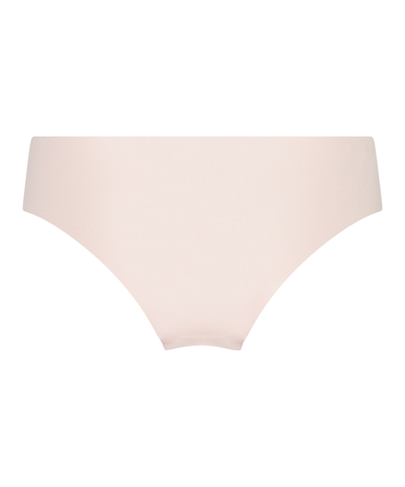 Slip brésilien invisible en coton, Rose