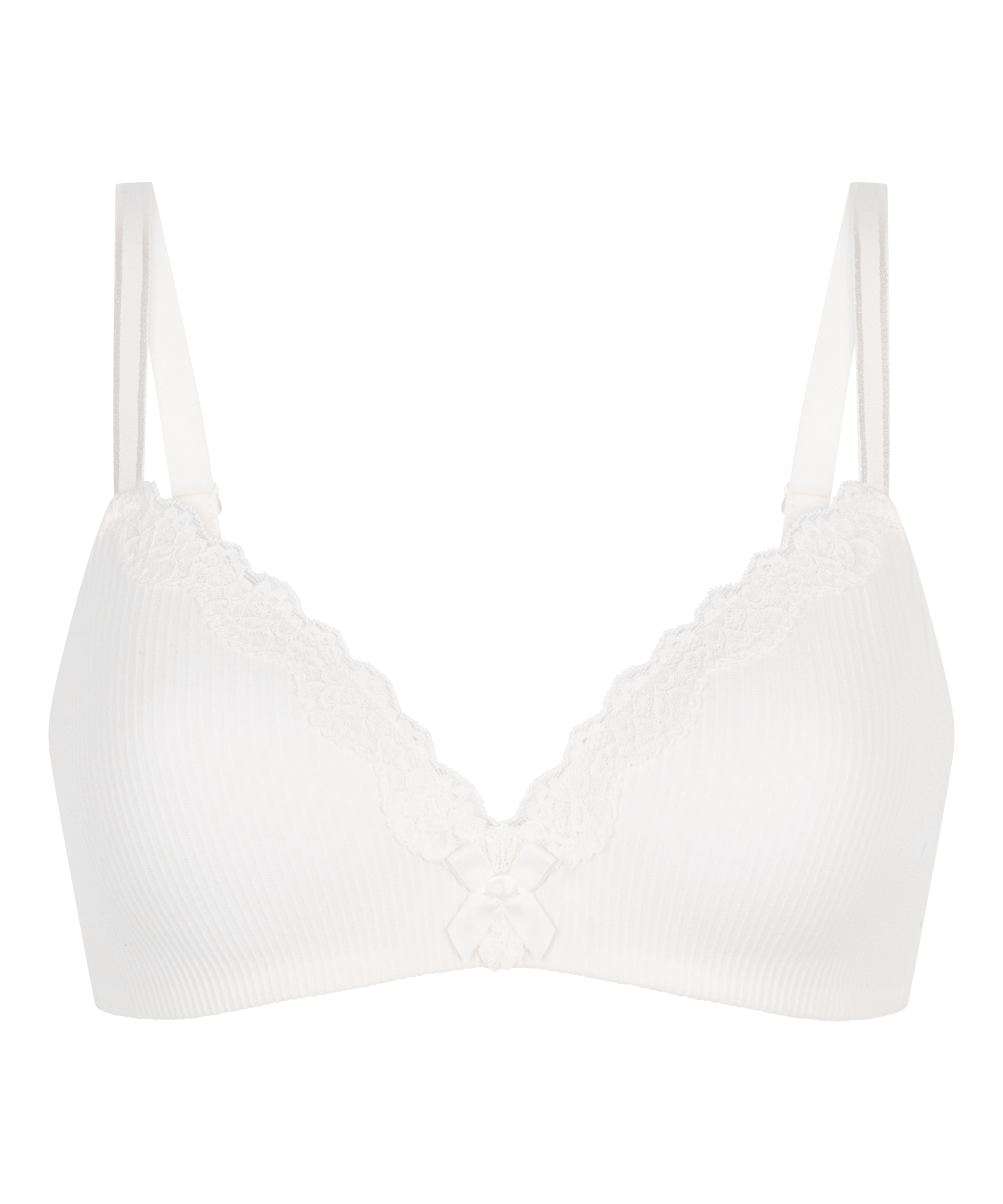 Soutien-gorge sans armature préformé Lola, Blanc, main