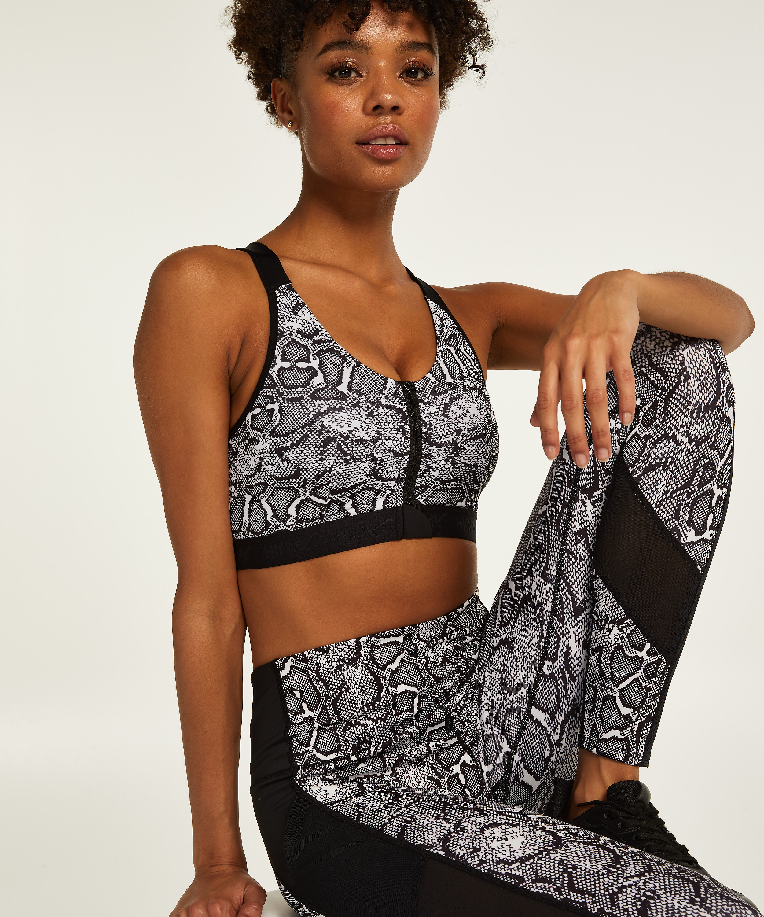 HKMX Soutien-gorge de sport The Pro Maintien niveau 3, Blanc, main