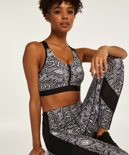 HKMX Soutien-gorge de sport The Pro Maintien niveau 3, Blanc