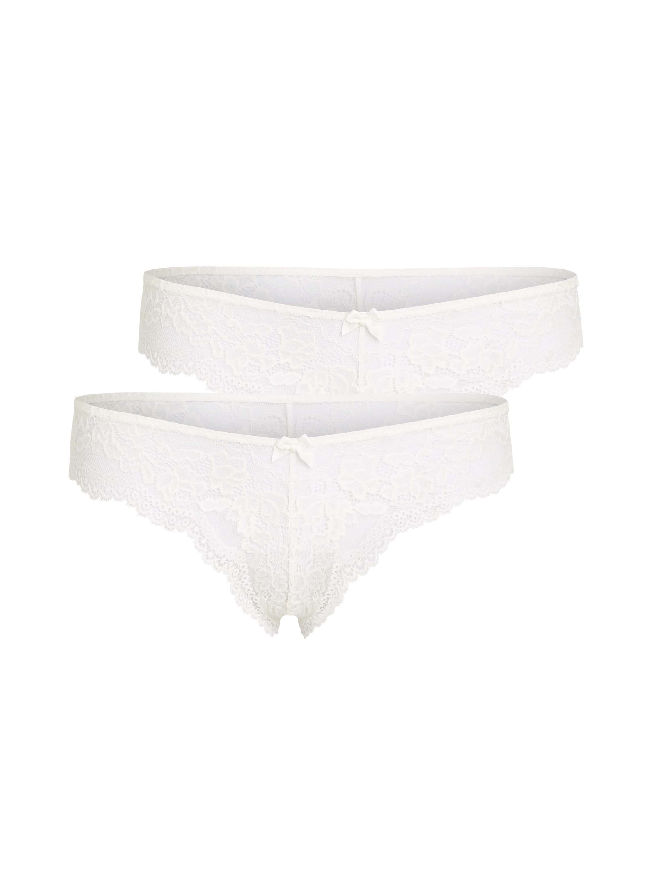 Lot de 3 slips brésiliens Chelsea, Blanc, main