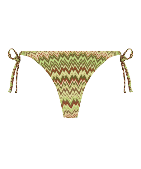 Slip de Bikini Échancrés Alcapulco, Vert