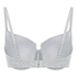 Soutien-gorge à armatures rembourré en coton, Gris