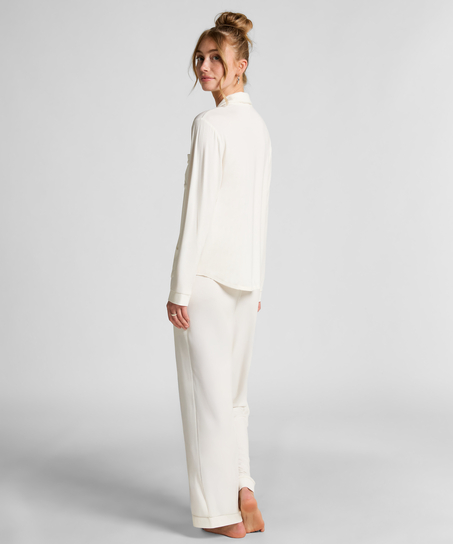 Pantalon en jersey Essential, Blanc