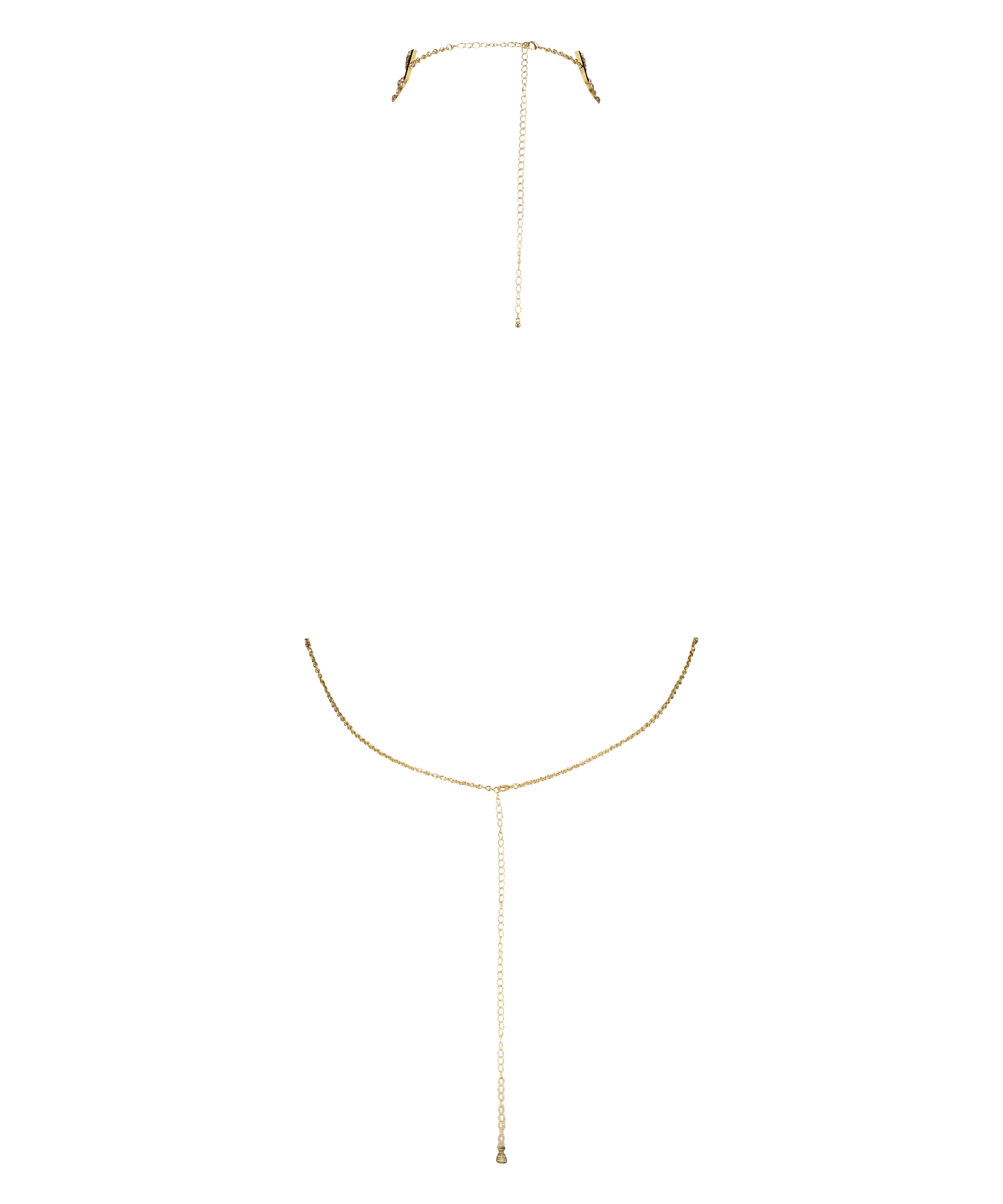 Harnais de chaîne de corps, Jaune, main