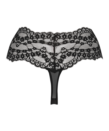 Boxer string Daisy, Noir