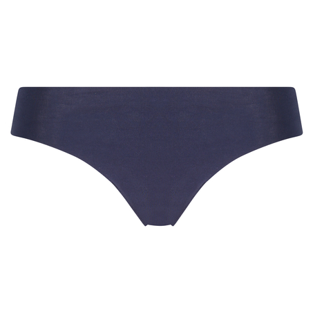 String invisible en coton, Bleu