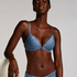 Soutien-gorge à armatures préformé push-up Marine, Bleu