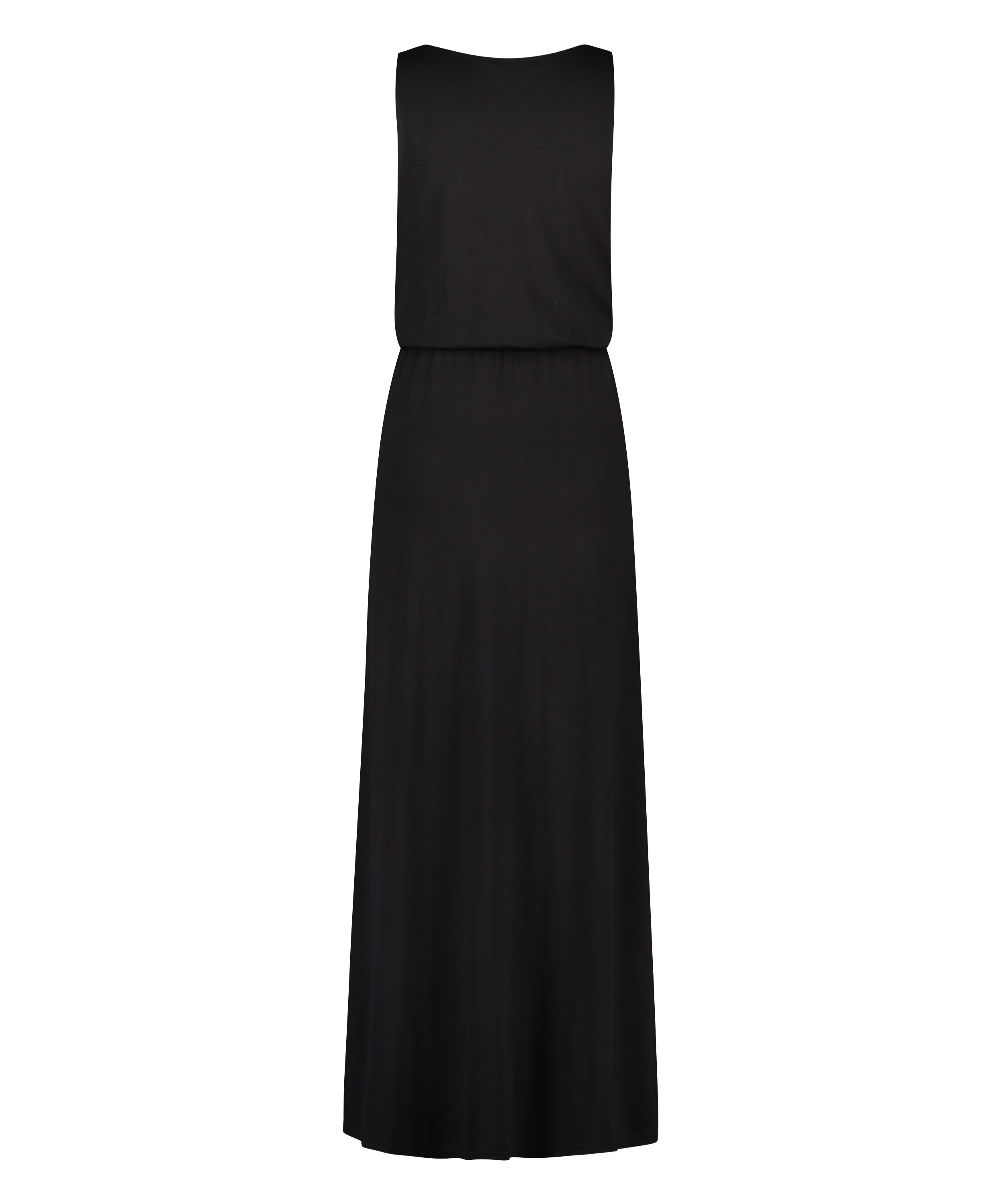 Robe de plage en jersey, Noir, main