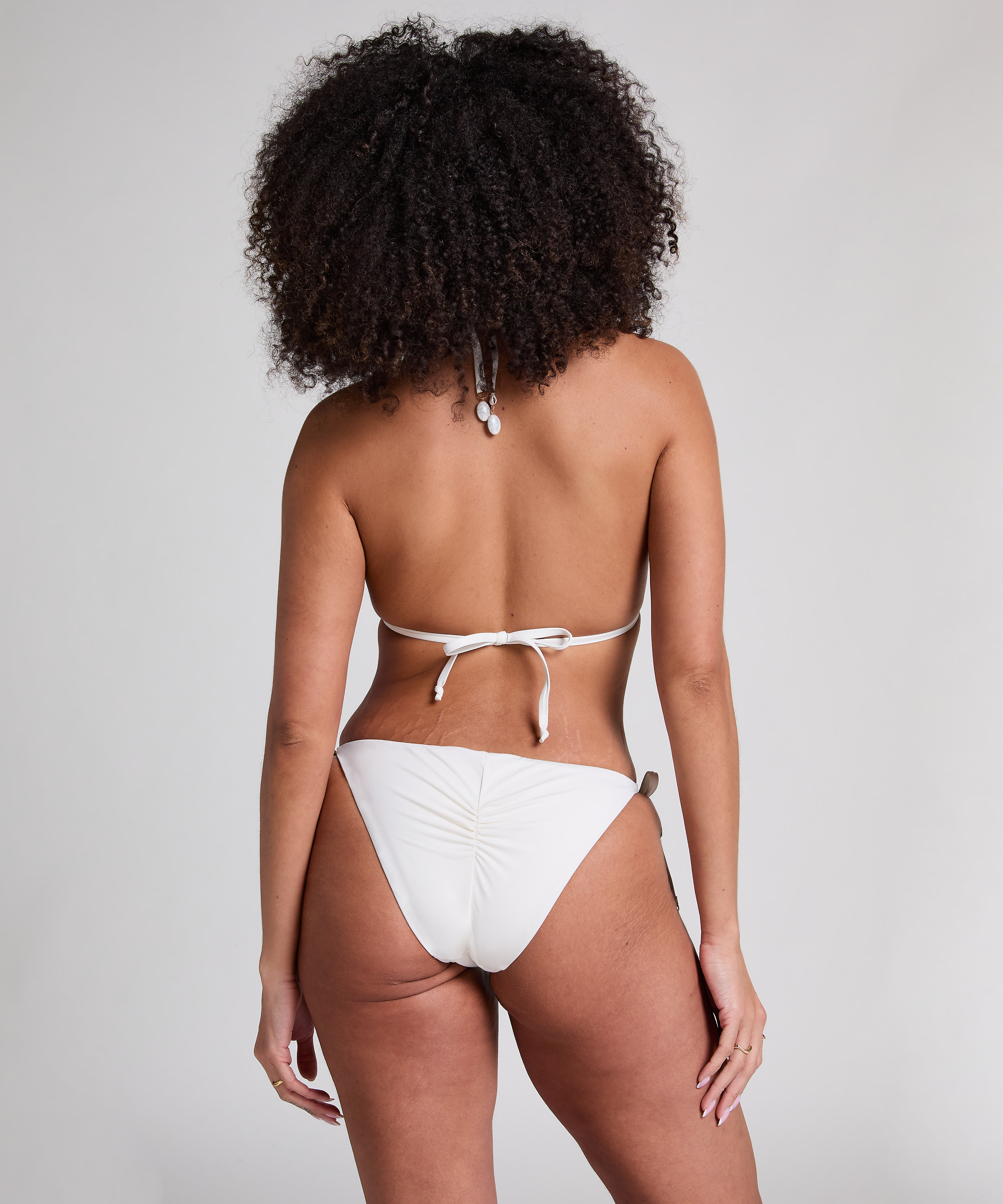 Bas de bikini Giselle Cheeky, Blanc, main