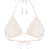 Haut de bikini triangle Giselle, Blanc