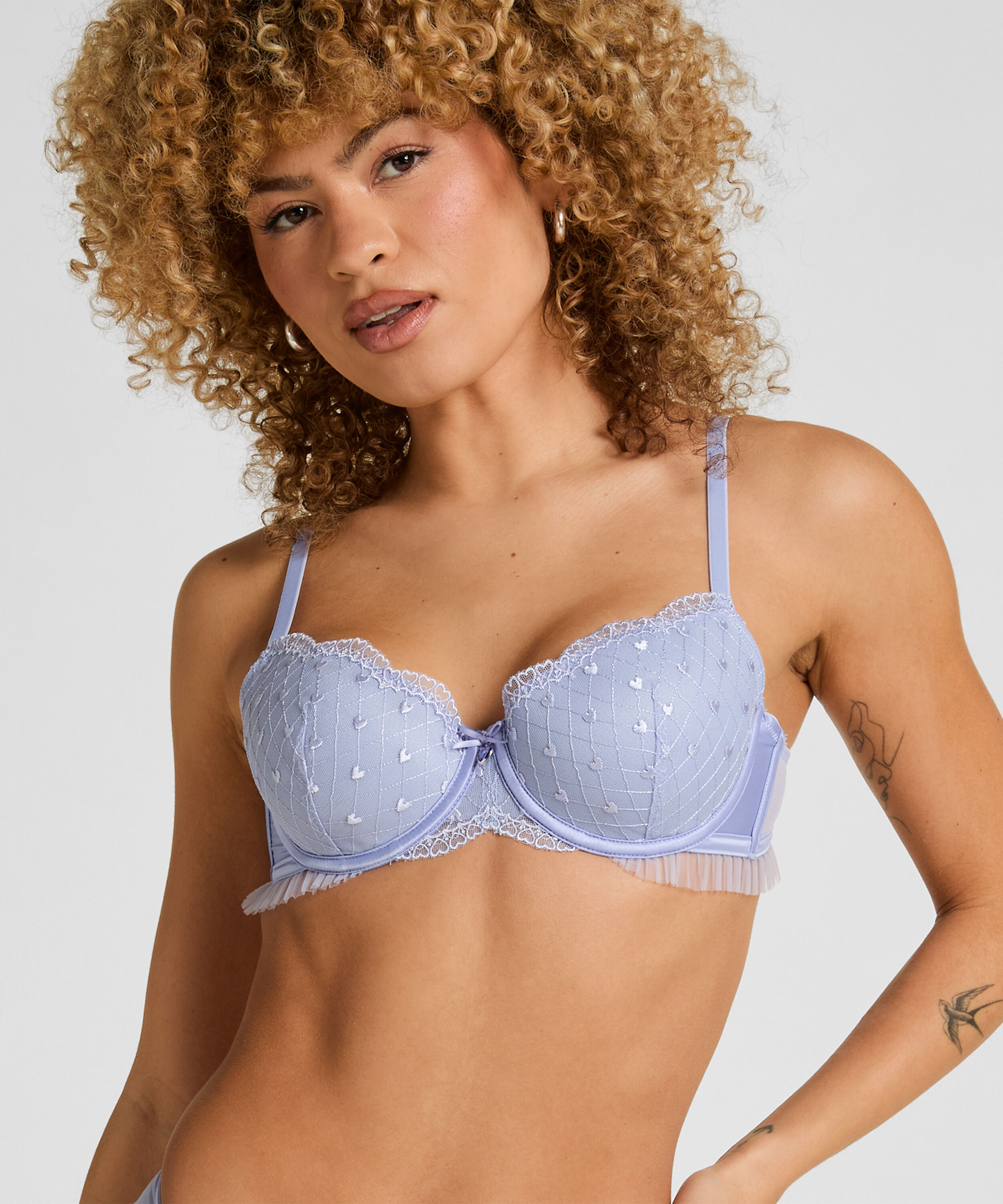 Cordelie Soutien-Gorge Armatures Rembourré, Violet
