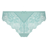 Slip brésilien jambes hautes Dora, Bleu