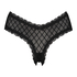 Slip brésilien V-shape mesh, Noir