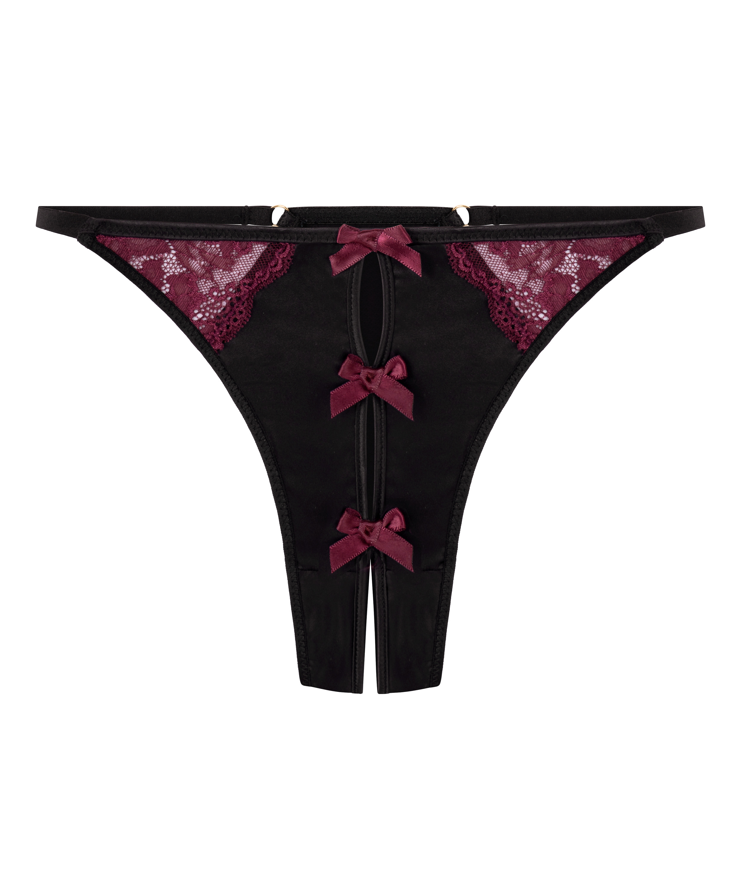 String jambes hautes Ambra, Noir, main