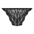 Slip brésilien jambes hautes Kaiden, Noir